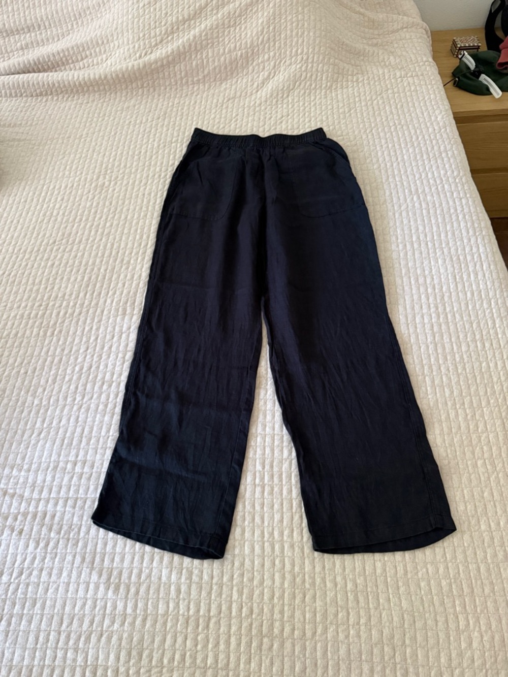 Zara Wide-Leg Linen Pants
